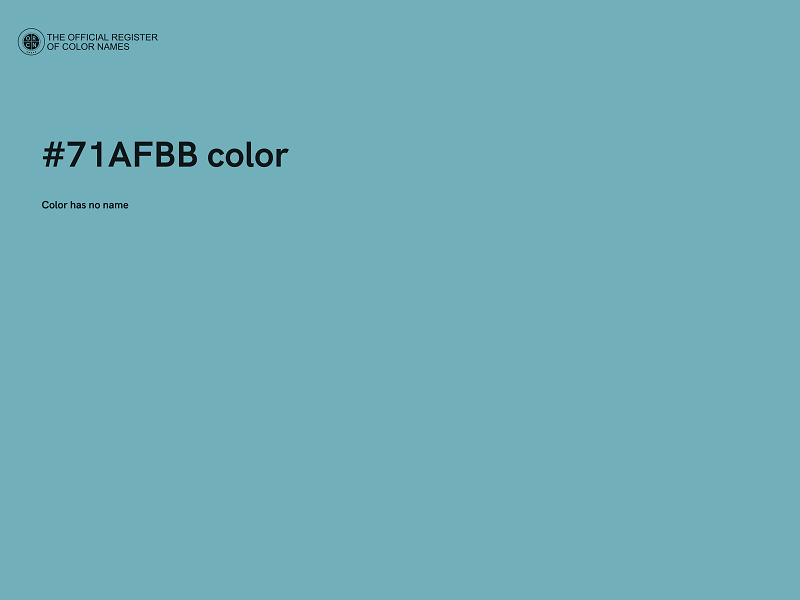 #71AFBB color image