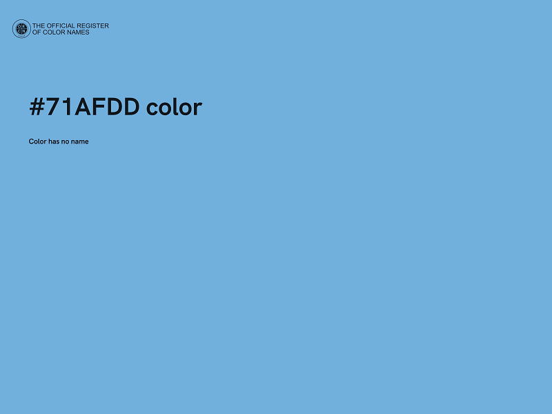 #71AFDD color image