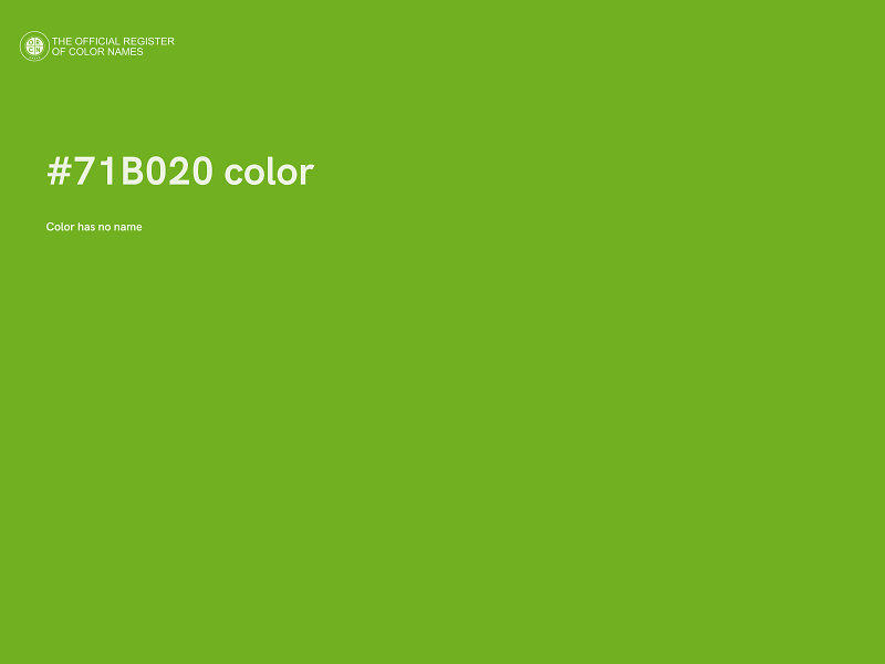 #71B020 color image