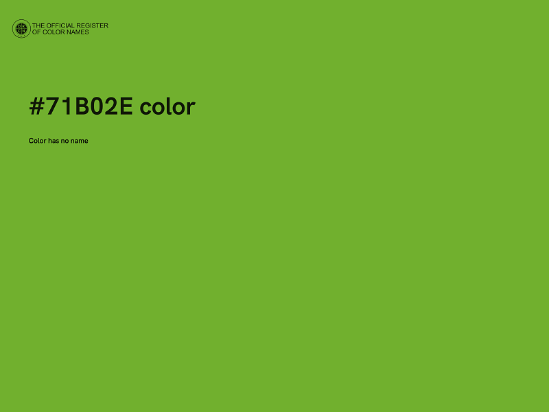 #71B02E color image