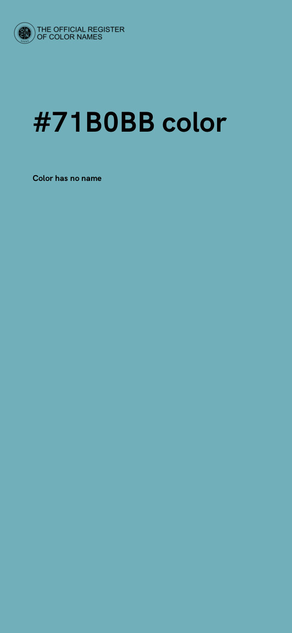 #71B0BB color image
