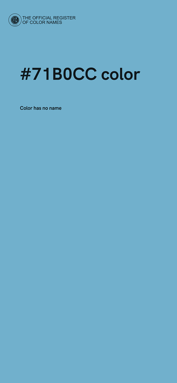#71B0CC color image