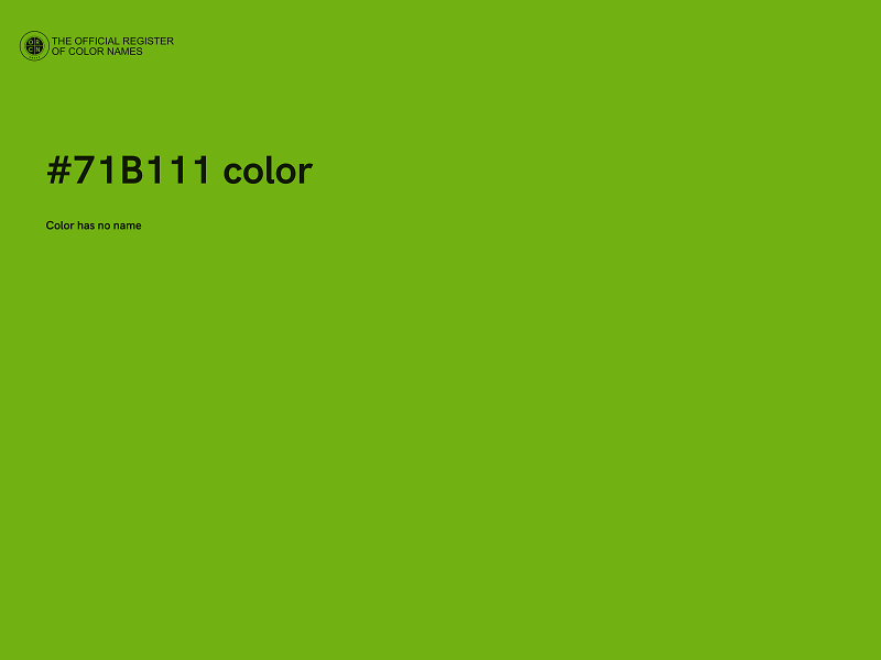 #71B111 color image