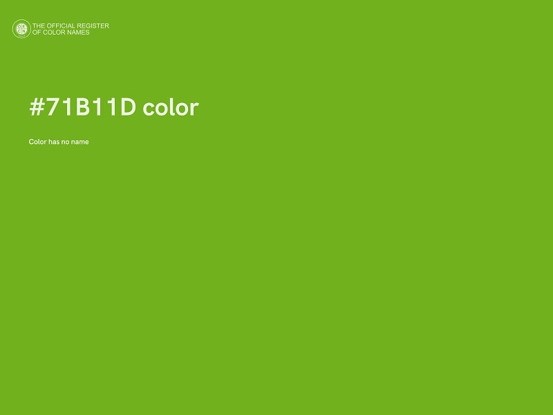 #71B11D color image