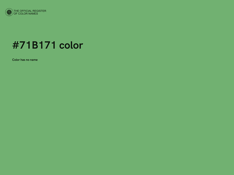 #71B171 color image