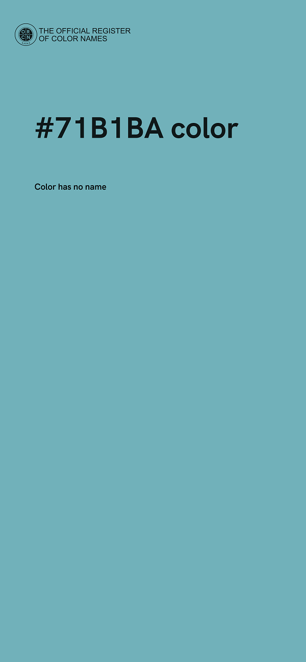 #71B1BA color image