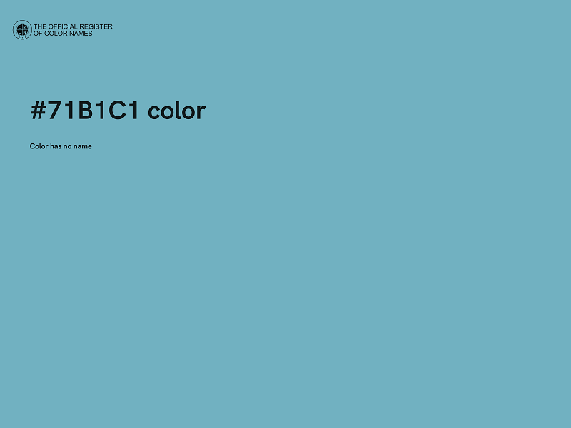 #71B1C1 color image