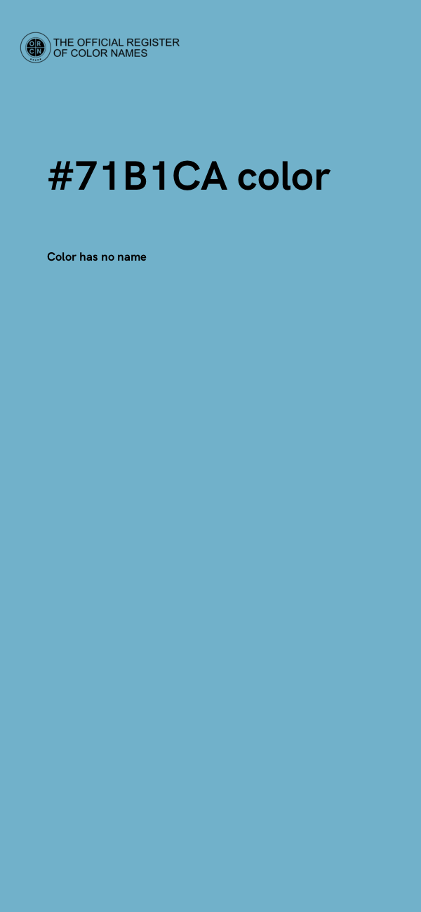 #71B1CA color image