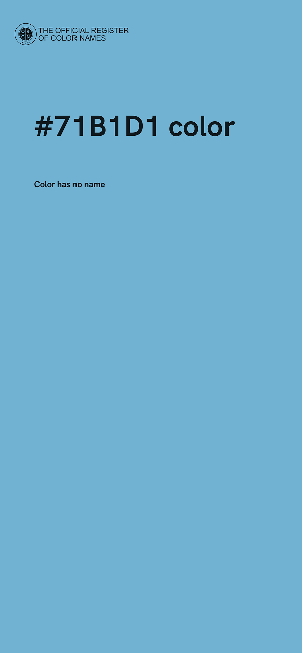 #71B1D1 color image