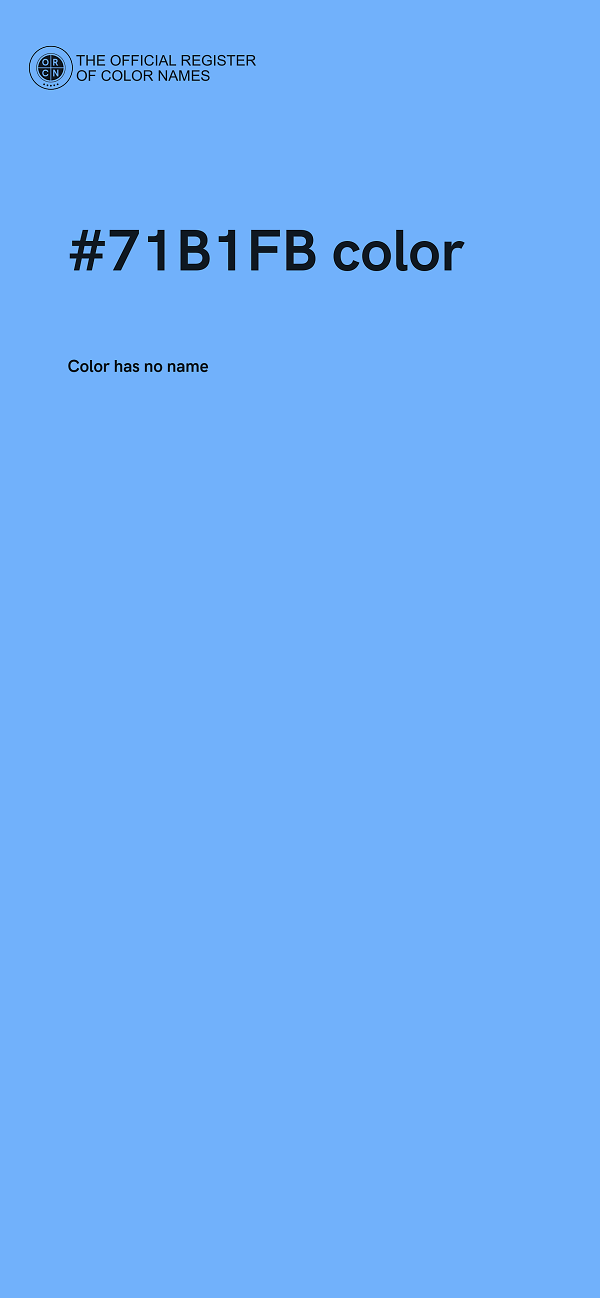 #71B1FB color image