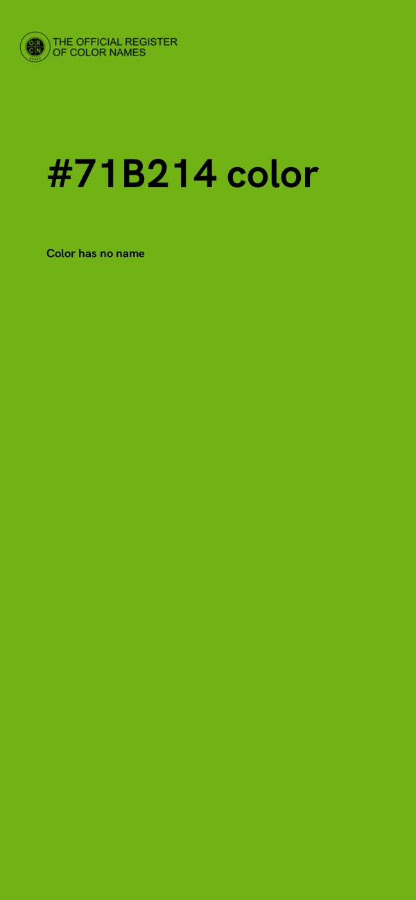 #71B214 color image