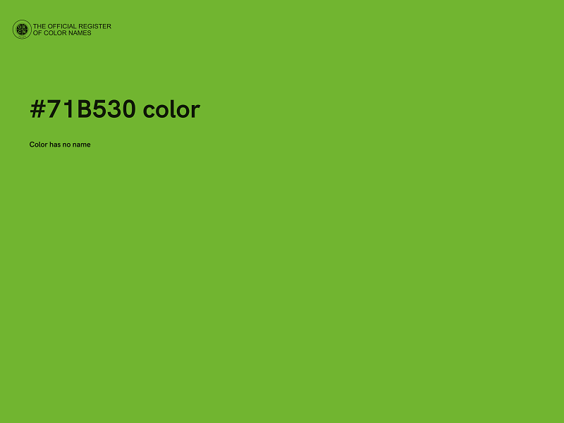 #71B530 color image