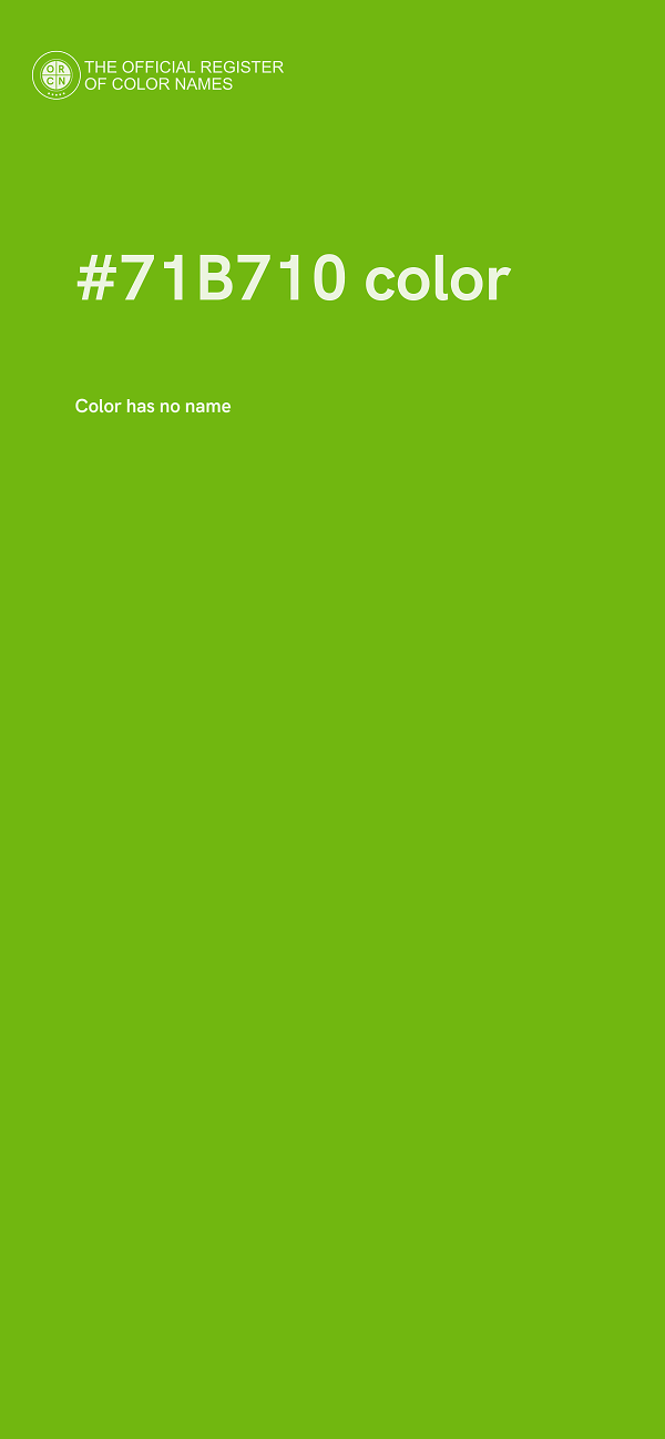 #71B710 color image