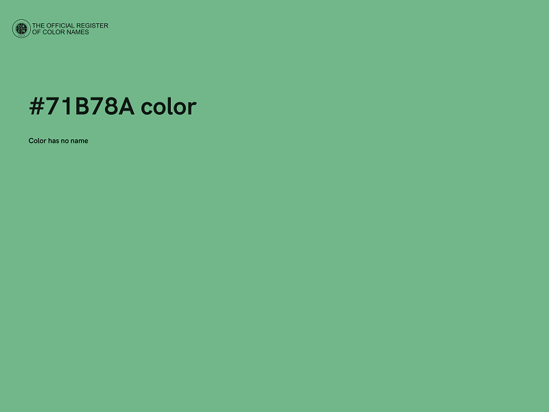 #71B78A color image