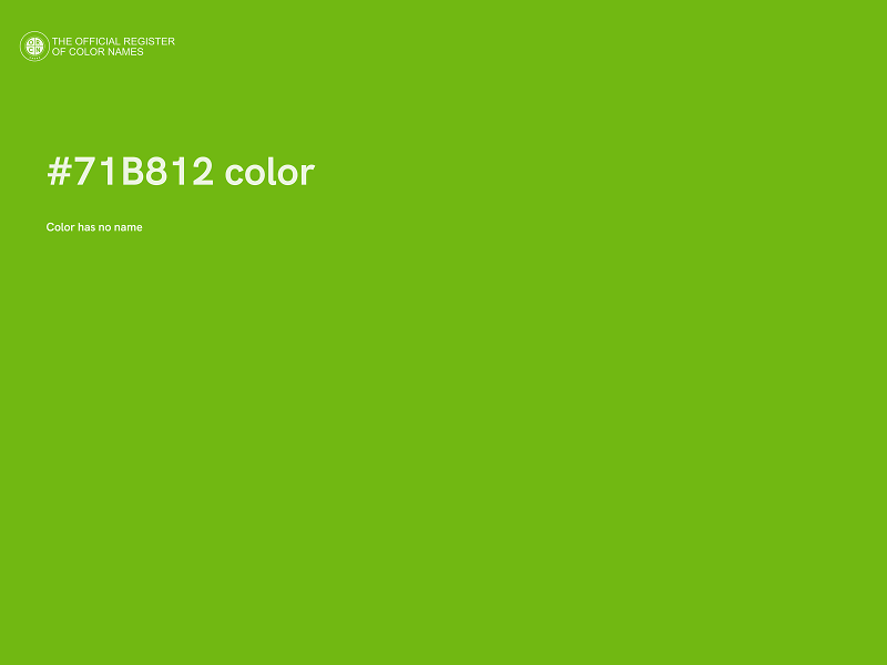 #71B812 color image