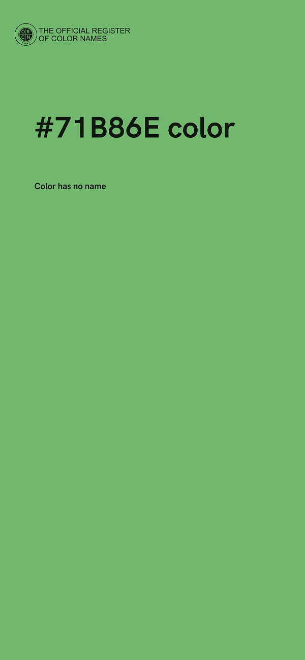 #71B86E color image
