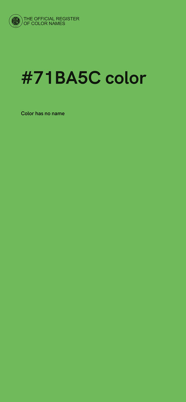 #71BA5C color image