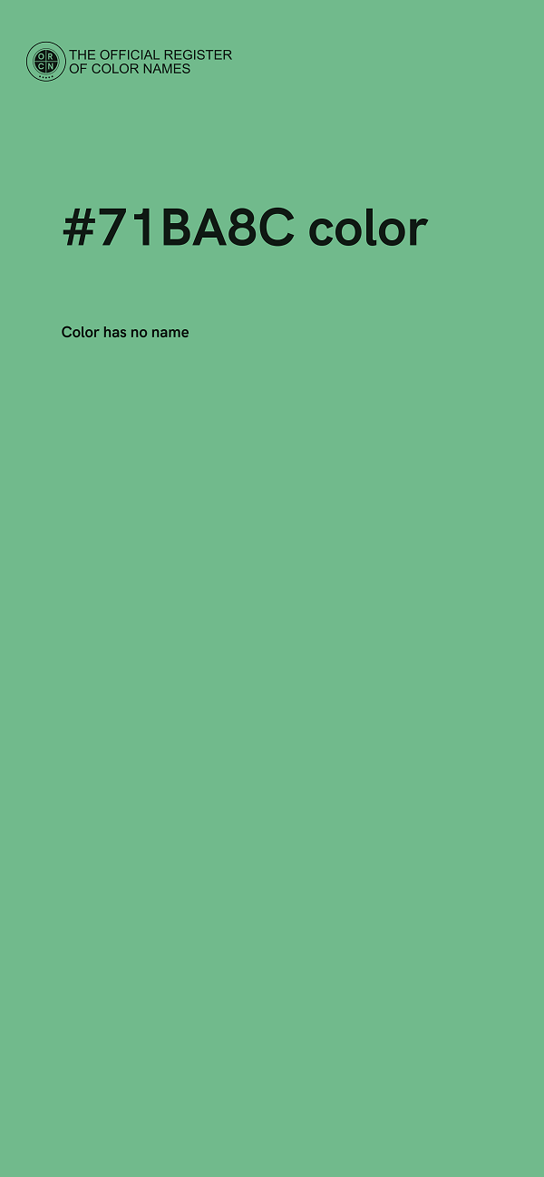#71BA8C color image