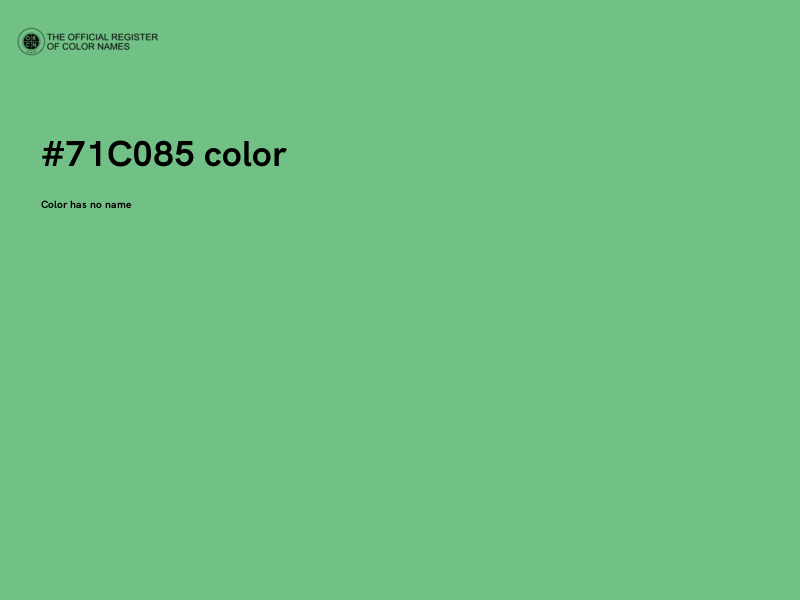 #71C085 color image
