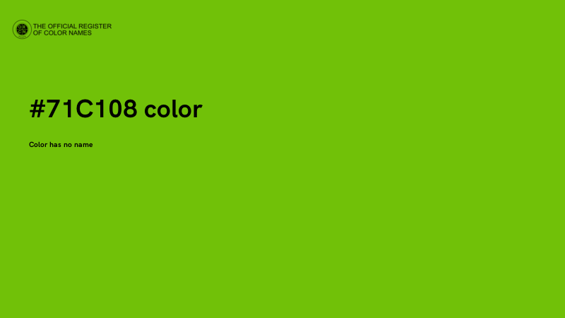 #71C108 color image