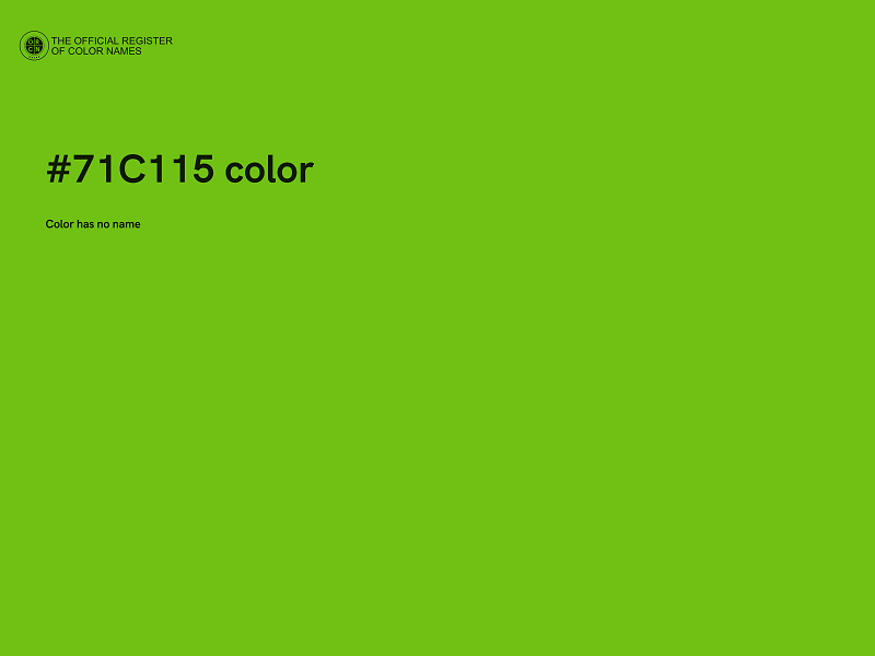 #71C115 color image
