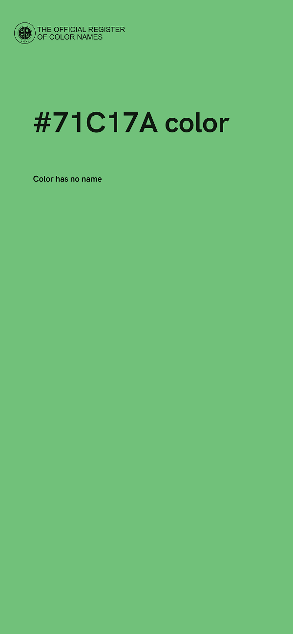 #71C17A color image
