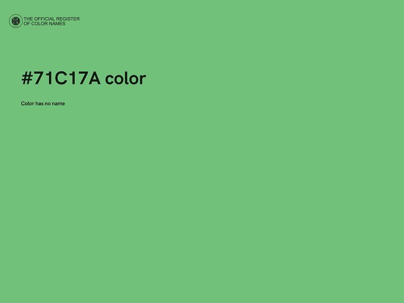 #71C17A color image