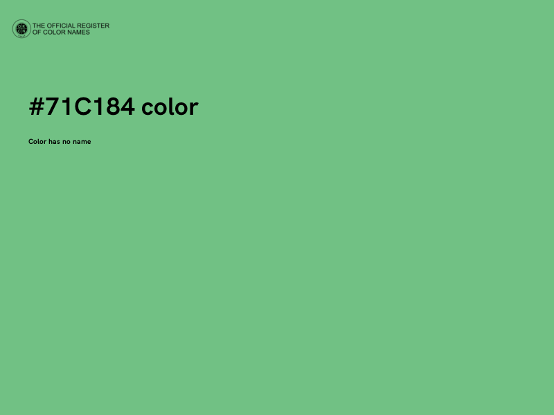 #71C184 color image