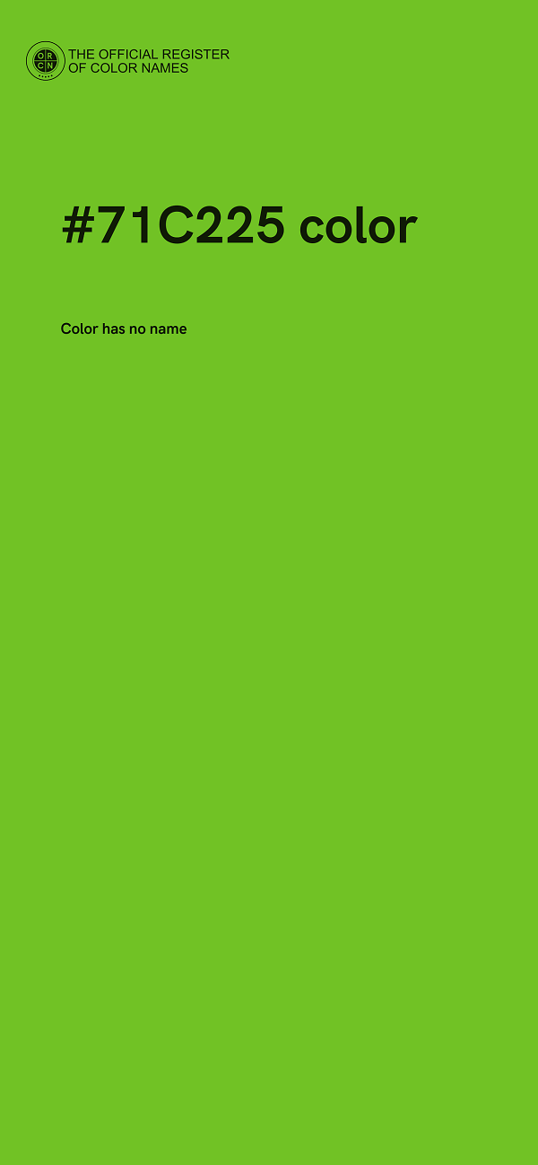 #71C225 color image