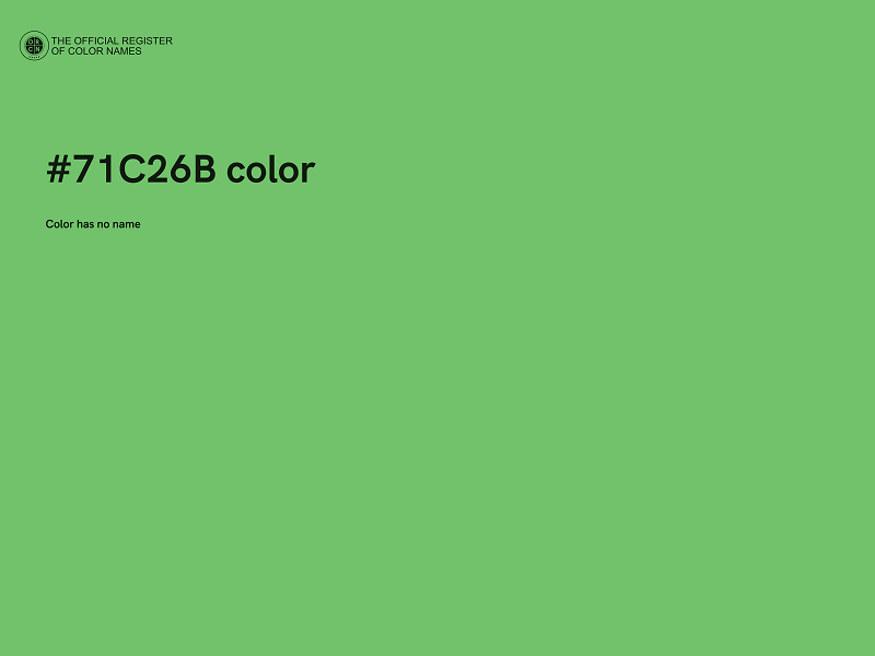 #71C26B color image