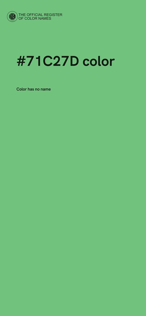 #71C27D color image