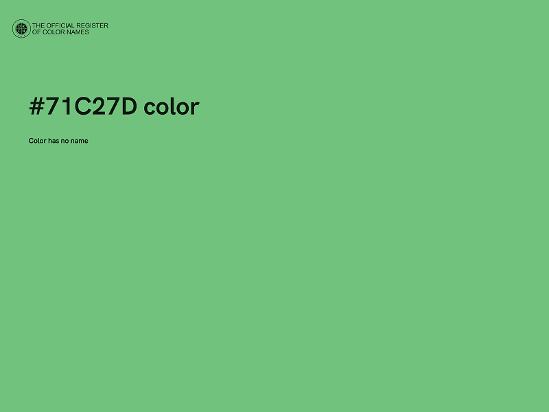 #71C27D color image