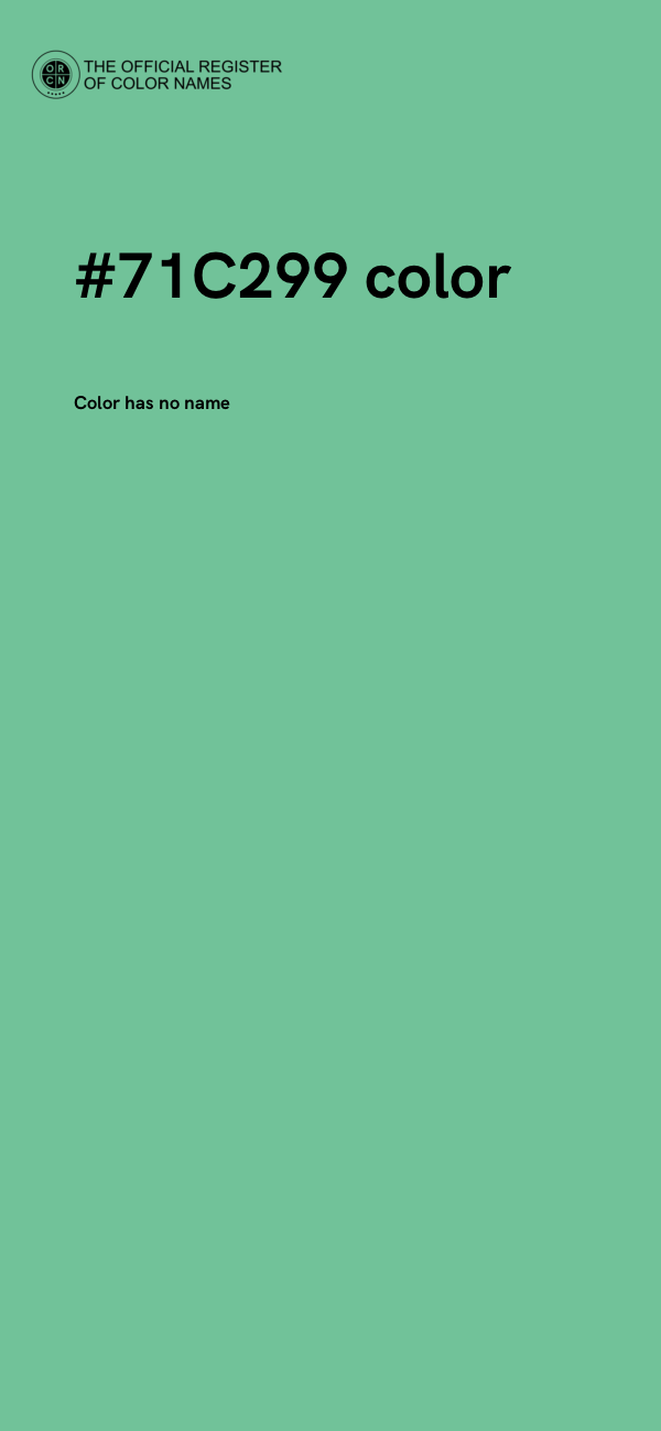 #71C299 color image