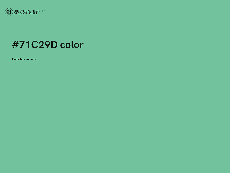 #71C29D color image