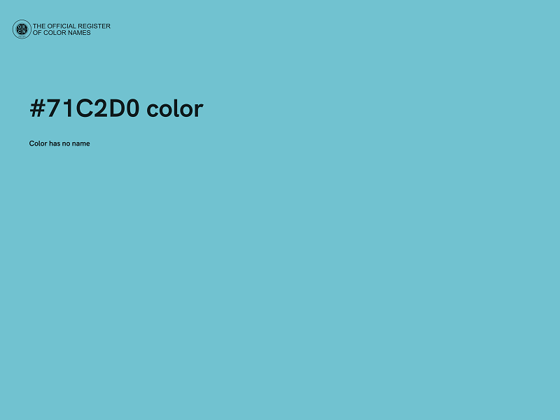 #71C2D0 color image