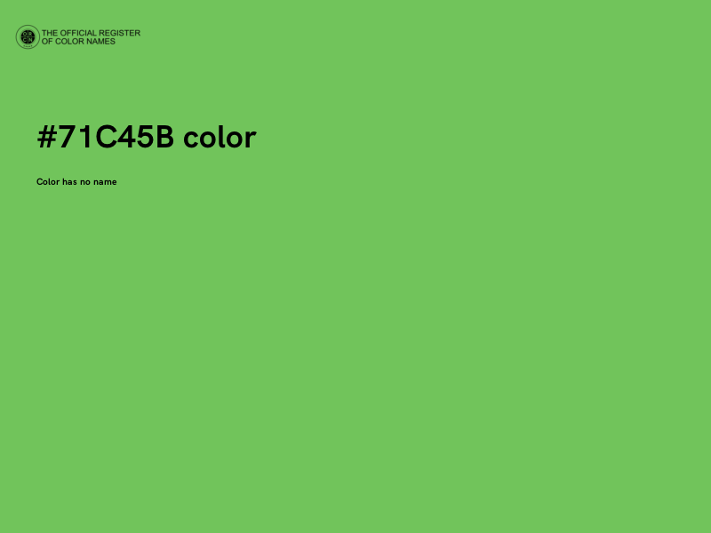 #71C45B color image