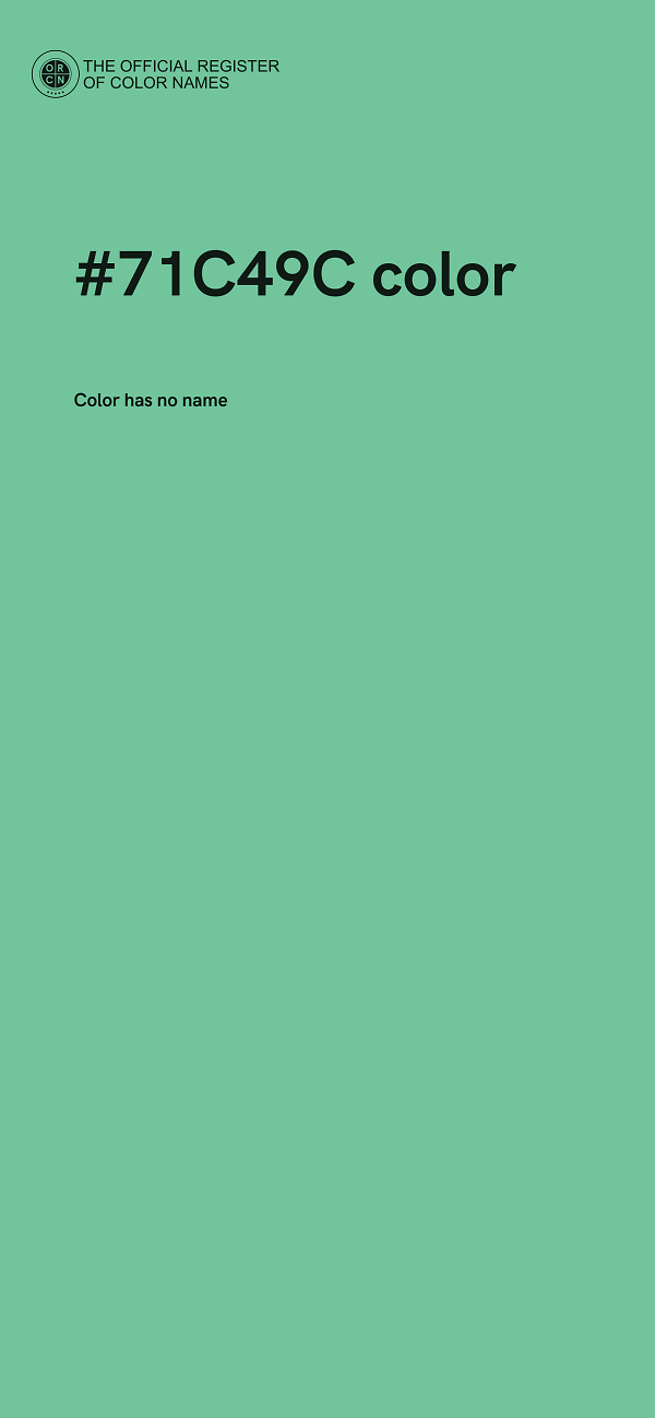#71C49C color image