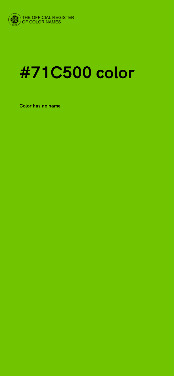 #71C500 color image
