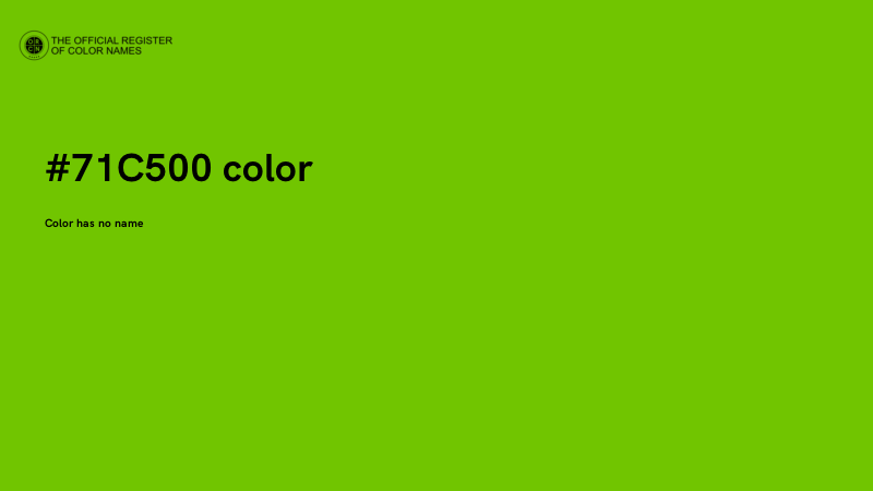 #71C500 color image