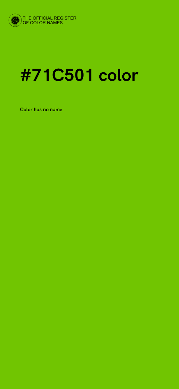 #71C501 color image
