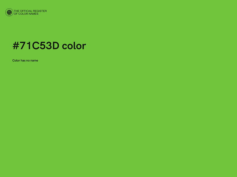 #71C53D color image