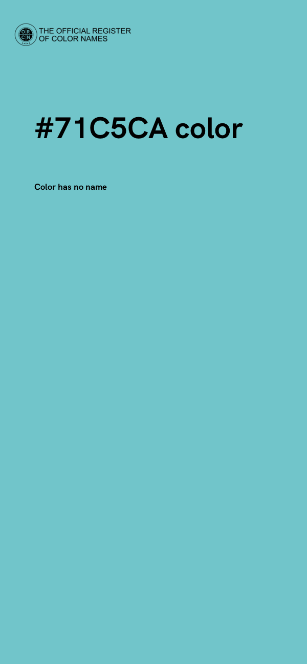 #71C5CA color image
