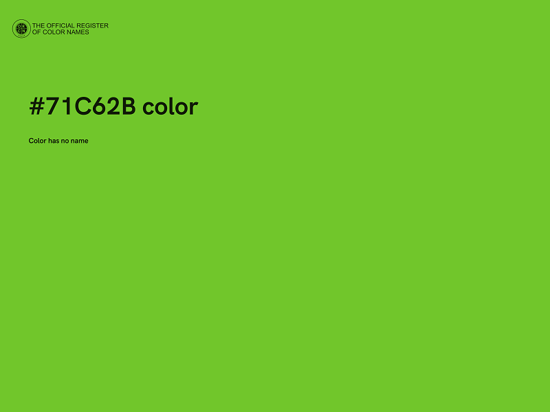 #71C62B color image