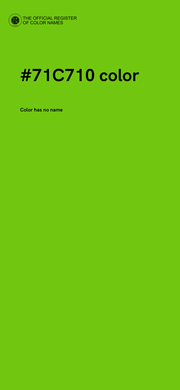 #71C710 color image