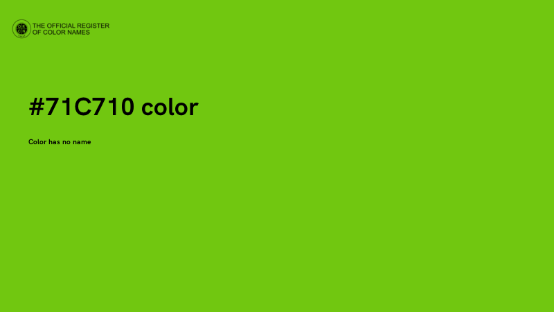 #71C710 color image