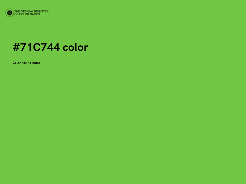 #71C744 color image