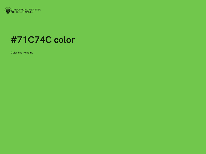 #71C74C color image