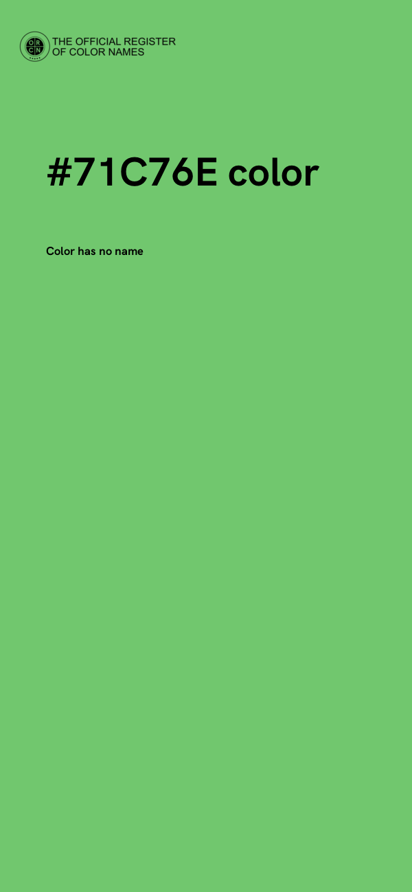 #71C76E color image