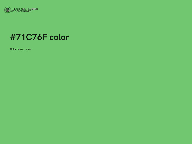 #71C76F color image