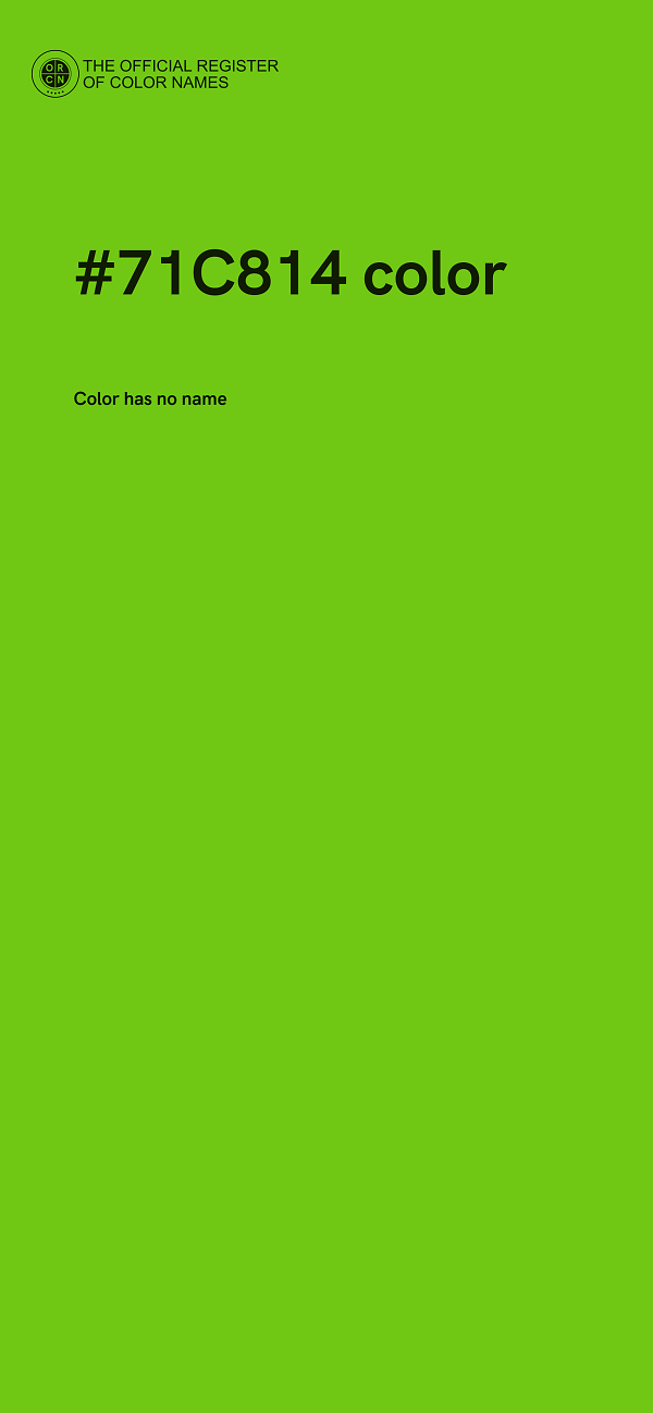 #71C814 color image